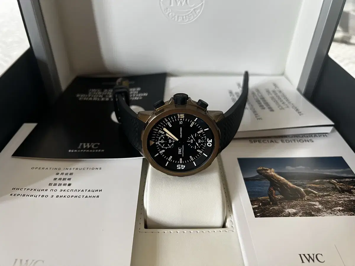 IWC 아쿠아타이머 찰스다윈 에디션